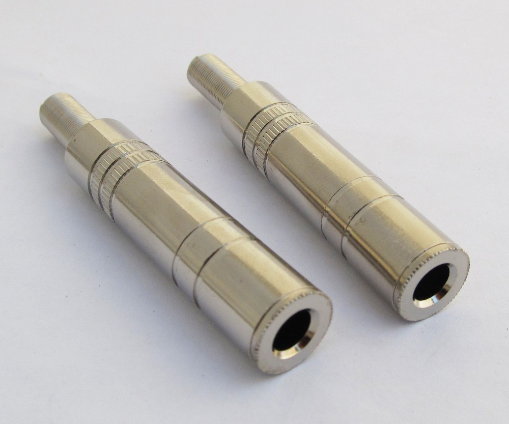 1pc High Quality 1/4″ 6.35mm Mono Female Jack Metal Audio Connector w/Spring