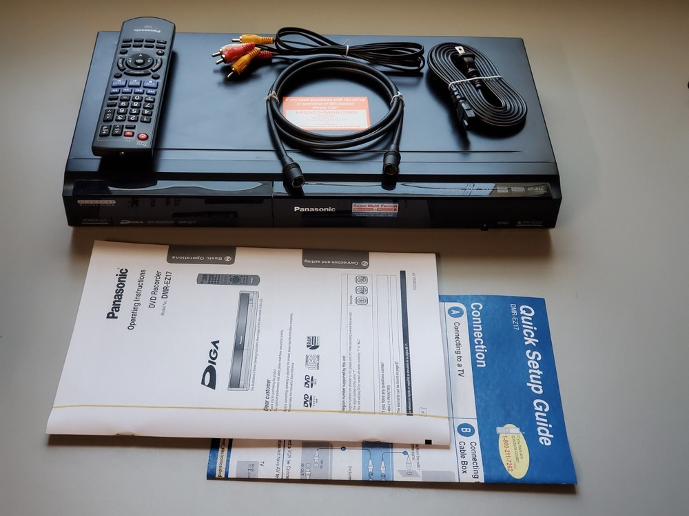 Panasonic DMR-EZ17 DVD Recorder DVD-R DVD-RW with Remote – Fully Serviced