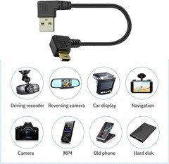 High Speed USB 2.0 to Mini USB Cables – Right Angle Connectors for Versatility