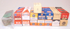 TESTED Mixed Lot of 16 Vintage Electron Vacuum TV/Radio Tubes, TESTED, Lot # 1