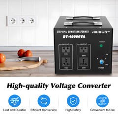 10000 Watt Voltage Converter Transformer Heavy Duty Step Up / Down 220V-110V New