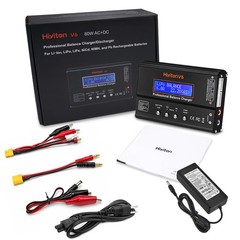 Lipo Battery Charger, 1S-6S Lipo Li-ion NiMH NiCD Li-Fe Battery with Tamiya XT60