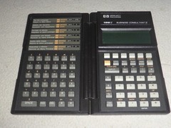 VINTAGE HP HEWLETT PACKARD 19BII CALCULATOR 19 B II 2 INDONESIA W CASE BUSINESS