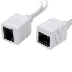 Power Over Ethernet Passive RJ-45 PoE Adapter Splitter Cable For IP Camera