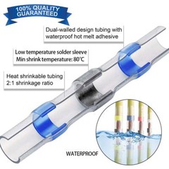 400/160PCS Waterproof Solder Stick Seal Sleeve Heat Shrink Butt Wire Connectors