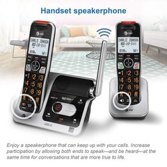 DECT 6.0 Cordless Phone System with 3 Handsets, Answering Machine, Call Blocking