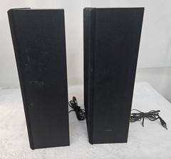 Vintage ROC 683-1744 Bookshelf Speakers Pair w RCA Wire AWESOME LOOK