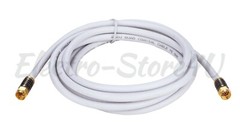 RG6 Coaxial Digital Cable Quad Shielded Satellite TV Antenna Coax Dish Video HD