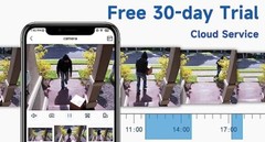 XVIM 4MP WiFi Solar Camera Wireless Outdoor Security Camera System Rechargeable