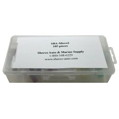 105 Piece ATR / APT Micro2 32V Mini Blade Car Fuse Assortment Kit – 5A to 30 Amp
