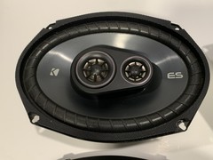 KICKER ESC693 6x9in 3-Way Car Speakers 75W RMS 350W Peak 4 Ohm 48ESC693