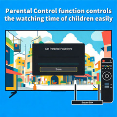 SuperBox S6 Pro 6K WiFi 6 Media Player 4GB/32GB Bluetooth Voice Remote