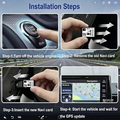 2026 Latest Navigation SD Card Map Update Compatible with Black Gold