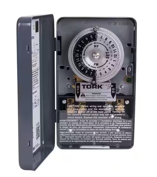 40 Amp 1-Channel 24-Hours Indoor Mechanical Time Switch for Same Time Every Day