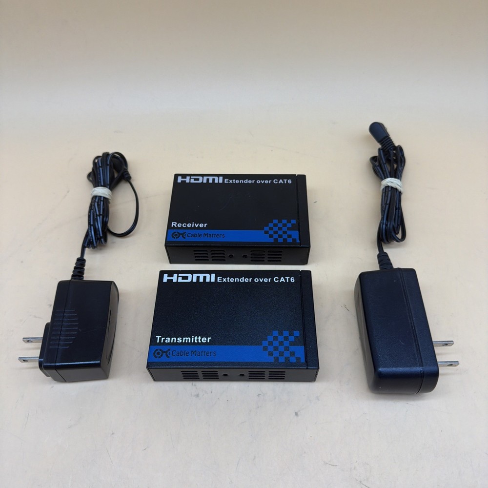 Cable Matters HDMI Extender over CAT6 103002 Transmitter and Receiver