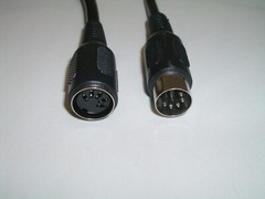VANCO MCX65C 5PIN DIN MICROPHONE EXTENSION CABLE FOR COBRA MIDLAND REALISTIC