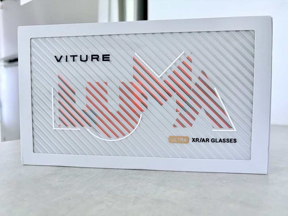 VITURE Luma Ultra XR/AR Smart Glasses w/ Carrying Case USB Cable Nose Pads