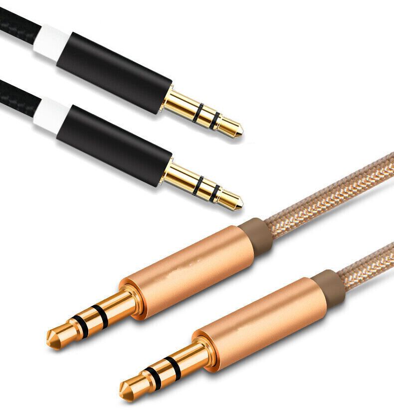 3.5mm Aux Cable Male to Male For PC Mobile Phone ipod Car Head unit Audio wire
