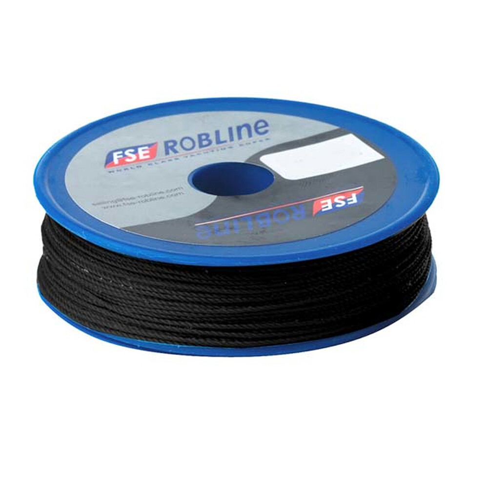 ROBLINE WAXED TACKLE YARN 0.8MM X 40M BLACK