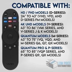 Used Original Vizio XRT270 V2 TV Remote Control