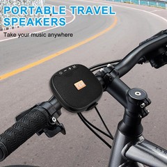 Portable Bluetooth Speaker for Bike, Mini Outdoor Travel Speakers, Wireless T…