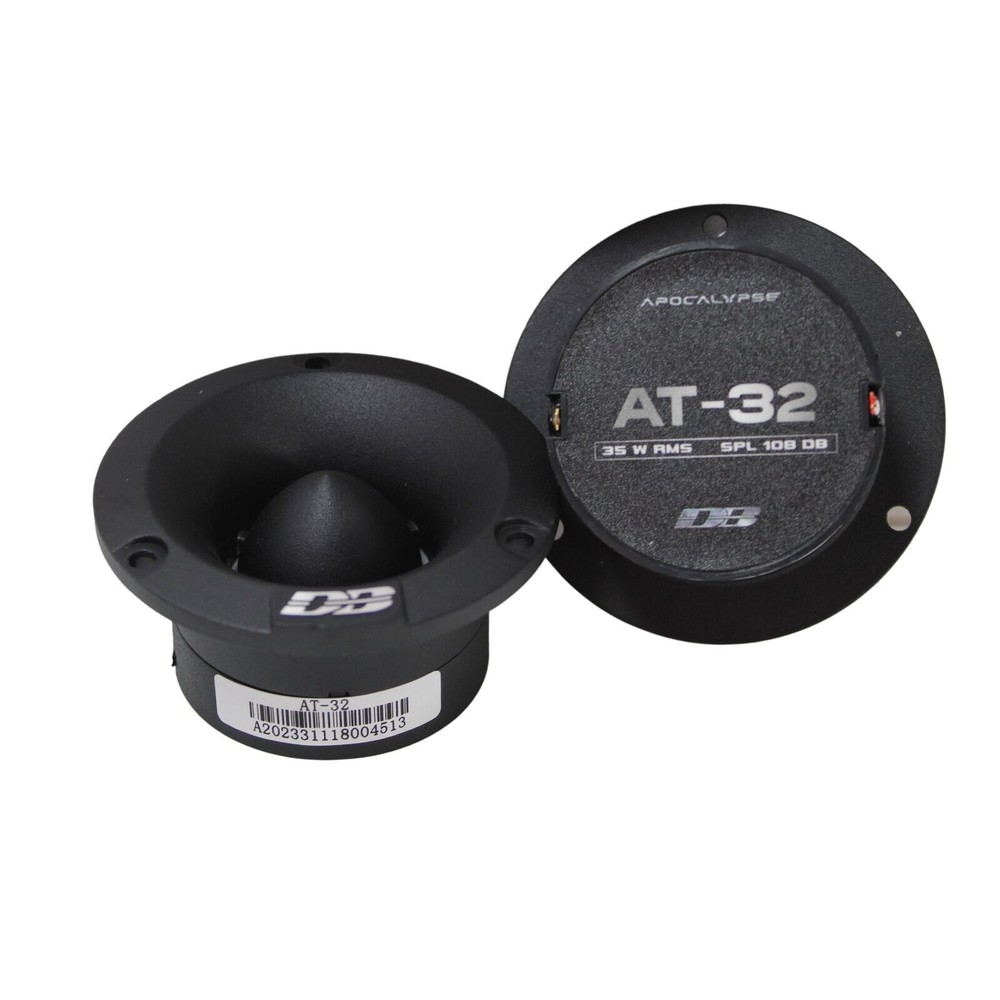 Pair Deaf Bonce Apocalypse 3″ 140 Watt 4 ohm Car Home Pro Bullet Tweeters AT-32