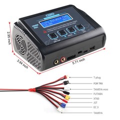 LiPo Battery Charger RC Balance Fast Charger Discharger 150W 10Amp AC/DC Charger