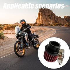 25mm 1″ Air Intake Filter – Cold Air Filter with Adjustable Clamp – Auto