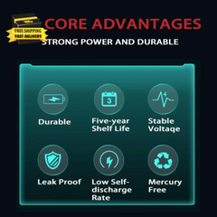 L1154F Batteries AG13 Battery LR44 357 A76 L1154 SR44 G13 L1154C Lr44H 1.5V Prem