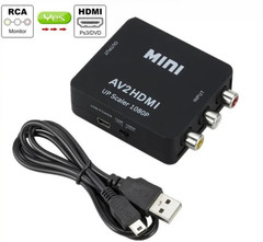 RCA AV to HDMI HD Converter Composite CVBS Video Adapter Wii NES SNES