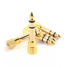 TRS Stereo Audio Headphone Adapter 6.5mm 1/4″ Male to 3.5mm 1/8″ Female Jack
