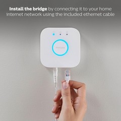 Philips – Hue Bridge (3rd Generation) Lighting Controller Hub – White
