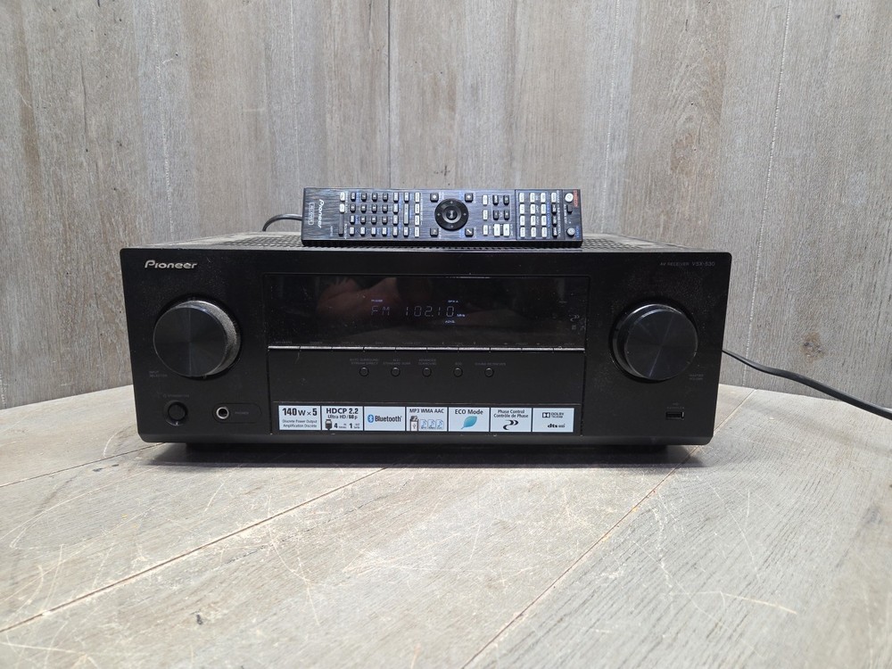 Pioneer VSX-530-K 5.1 Channel Bluetooth HDMI Surround Receiver TESTED