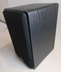 Micca MB42 Black Bookshelf Speakers 9.5×6.75×5.75 Inches No Wires Tested Works