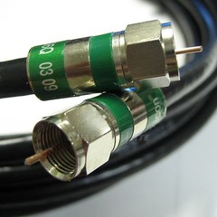 40ft PERFECT VISION 3GHZ QUAD SHIELD 75 Ohm COAXIAL RG6 DIRECTV APPROVED CABLE