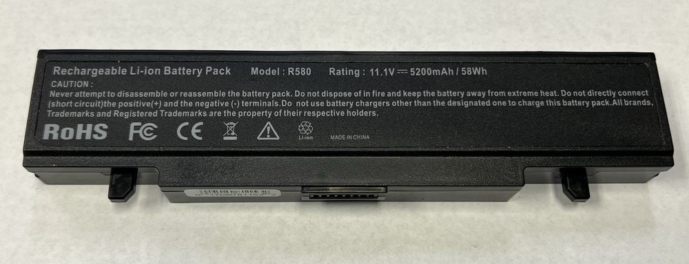 RoHs Rechargeable Li-ion Battery Pack Model R580 For Samsung – Replacement