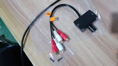 Universal Car Amplifier RCA Level Controller Audio Bass Control Knob Cable