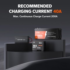 LiTime LiFePO4 12V 200Ah PLUS 200A BMS 2560W Lithium Battery for Off-Grid RV