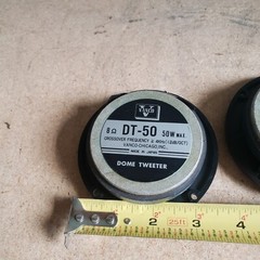 Vanco Dt50 8 Ohm Tweeter Pair Used Good Nice
