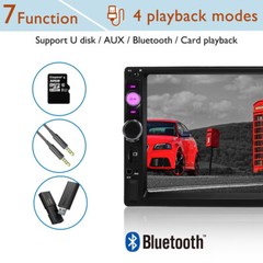 Double 2 Din 7″ IOS/Android 13 Car Stereo GPS Navi Radio Bluetooth CarPlay w/Cam