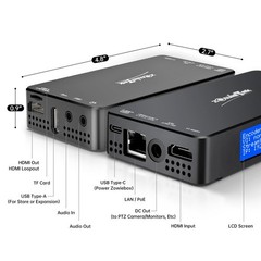 4K HDMI Video Encoder/Decoder, ZowieBox, Native NDI HX3 (Certified) Converter