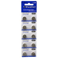 Lot of 10 ~ New BlueDot Trading® Alkaline Coin Battery AG13 A76 LR1154 SR44