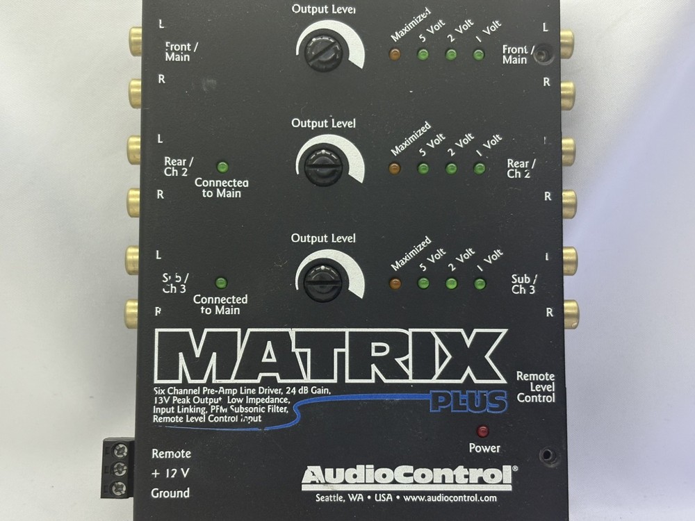 AudioControl Matrix Plus 6-Channel High-Gain Active Line Driver