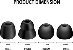 High-Quality Silicone Eartips Compatible with Powerbeats Pro – 4 Sizes Available