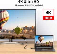 4K Display Port to HDMI Male Female Adapter Converter DisplayPort DP to HDMI
