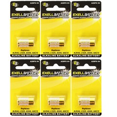 6x Alkaline 6V Battery Compatible With 4LR44 L1325 4AG13 For Electronic Locks