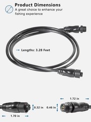 NMEA 2000(N2K) 3ft Backbone Cable for Lowrance Simrad B&G Navico & Garmin Networ