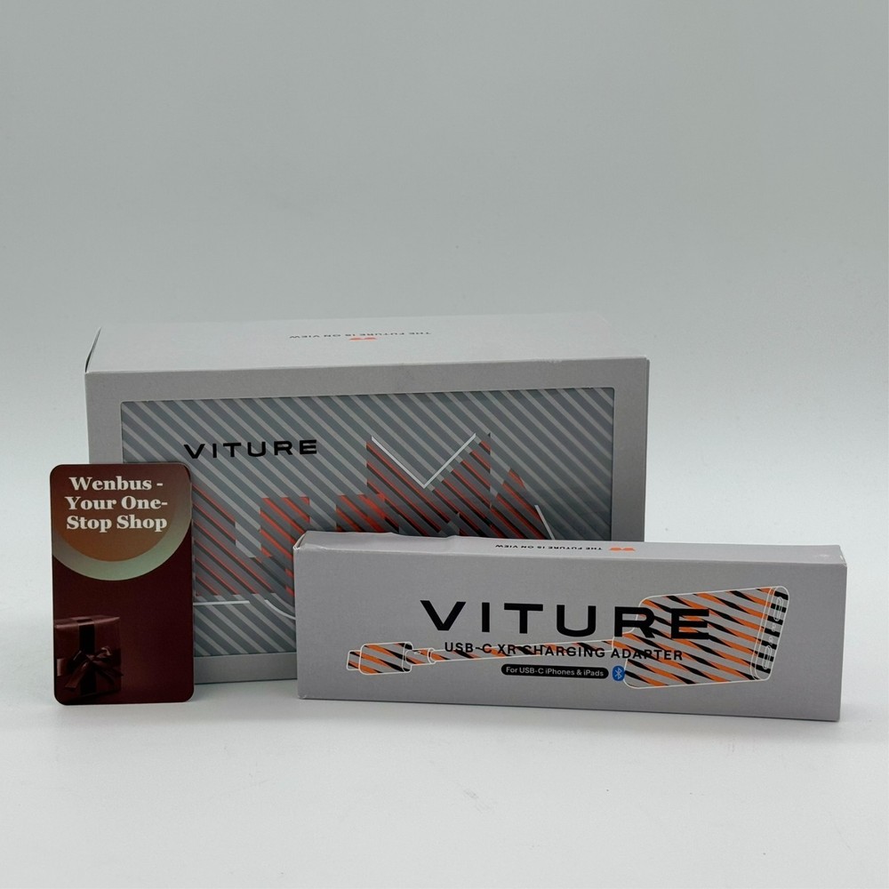 VITURE Luma Pro XR Glasses + USB-C Charging Adapter Bundle 152″ 120Hz – NEW