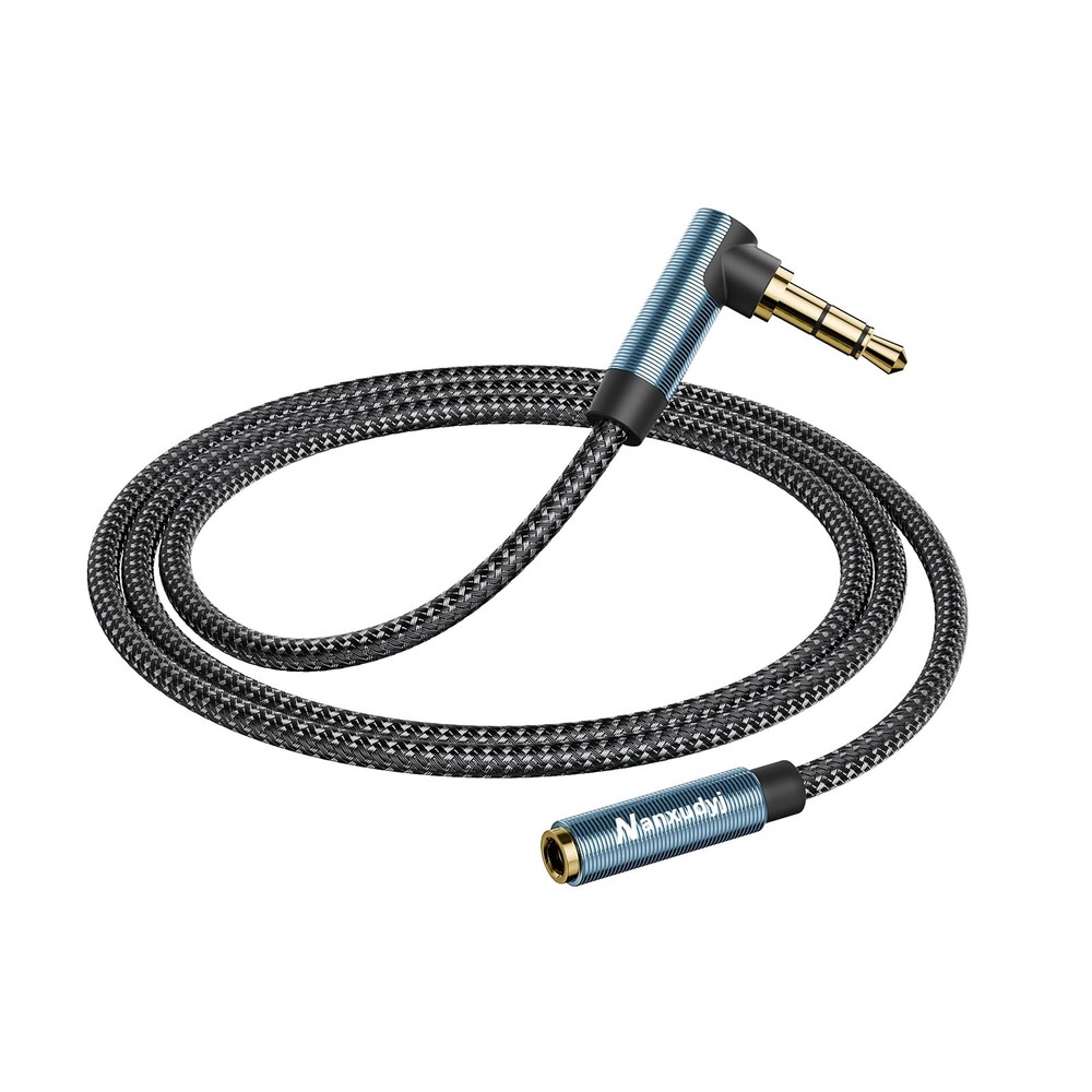 3.5mm Headphone Extension Cable 6FT Right Angle 3.5mm Male to Female Stereo A…