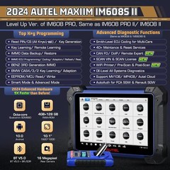 2025 Autel MaxiIM IM608 PRO II IMMO Key Programming Diagnostic Scan Tool IM608 2